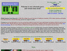 Tablet Screenshot of neopagan.net
